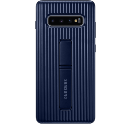 Husa Protective Standing Cover Samsung Galaxy S10+, Black